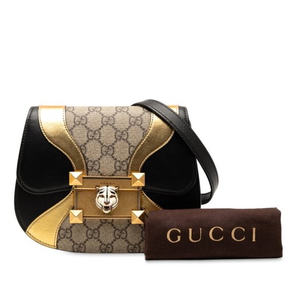 GUCCI Black Leather Shoulder Bag - Picture 7 of 7